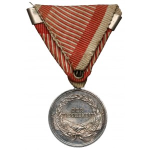 Medal za Odwagę, Franciszek Józef, Srebrny II. Klasy - 2.nadanie