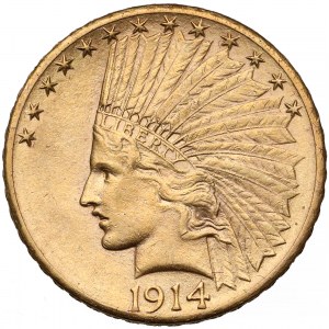 USA, 10 dolarów 1914-D