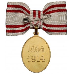 Ehrenzeichen für Verdienste um das Rote Kreuz, Bronze, an Damenmasche