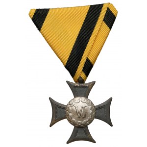 Krzyż Służby Wojskowej, IV wydanie (1913-1918) za 6 lat