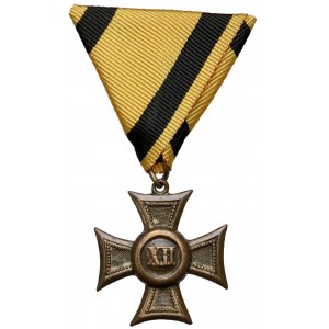Krzyż Służby Wojskowej, II wydanie (1867-1890) za 12 lat