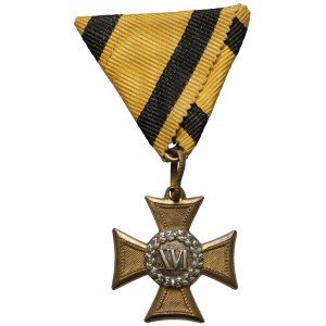 Krzyż Służby Wojskowej, I wydanie (1849-1867) za 16 lat