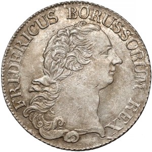 Prusy, Fryderyk II Wielki, 1/3 talara 1773-A - piękne