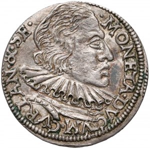 Kurlandia, Wilhelm Kettler, Trojak Mitawa 1599 - Stippla - rzadki