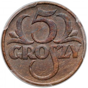 5 groszy 1931 - PCGS MS62 BN