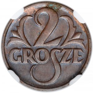 2 grosze 1927 - NGC MS64 BN