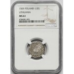 Zygmunt I Stary, Półgrosz Wilno 1509 - NGC MS61