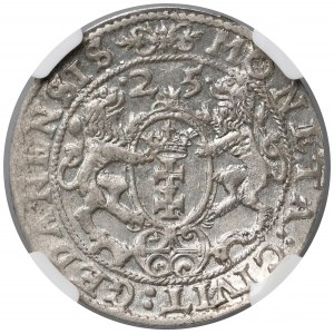 Zygmunt III Waza, Ort Gdańsk 1625 - PR. - NGC MS63