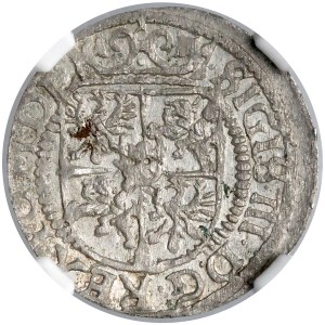 Zygmunt III Waza, Grosz (półtorak) Ryga 1617 - NGC MS63 (R6)