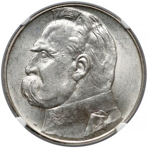 Piłsudski 10 złotych 1935 - NGC MS63