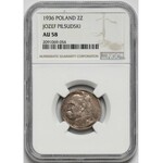 Piłsudski 2 złote 1936 - rzadki rocznik - NGC AU58