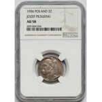 Piłsudski 2 złote 1936 - rzadki rocznik - NGC AU58