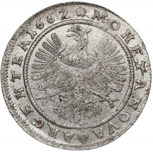 Śląsk, Ludwik IV Legnicki, 15 krajcarów Brzeg 1662