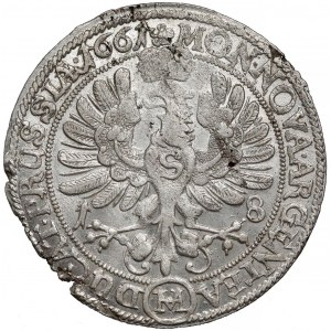 Prusy-Brandenburgia, Fryderyk Wilhelm, Ort Królewiec 1661 - orzeł z S - RZADKOŚĆ