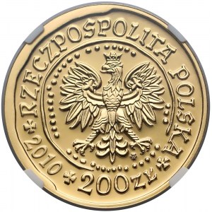 200 złotych 2010 Orzeł Bielik - NGC MS70 (MAX)