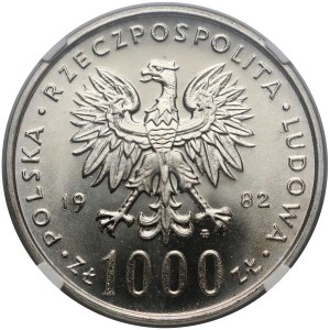 1.000 złotych 1982 Jan Paweł II - NGC MS69 (MAX)