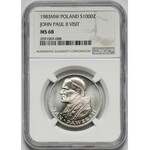 1.000 złotych 1983 Jan Paweł II - NGC MS68