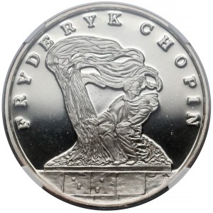 Mały Tryptyk 100.000 złotych 1990 Chopin - NGC PF69 UC