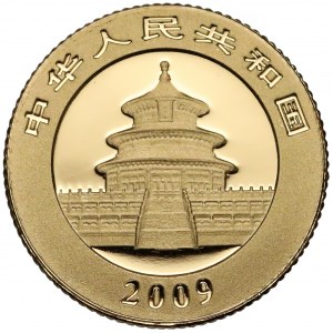 Chiny, 20 yuanów 2009 - Pandy