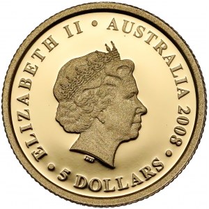 Australia, 5 dolarów 2008 - Koala