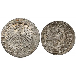 Zygmunt III Waza, Grosz Wilno 1608 i 1626 (2szt)