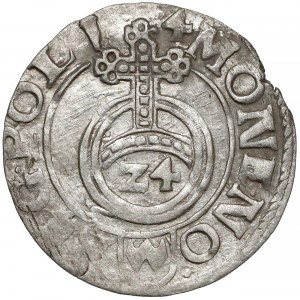 Zygmunt III Waza, Półtorak Bydgoszcz 1614 - data w otoku - b. ładny