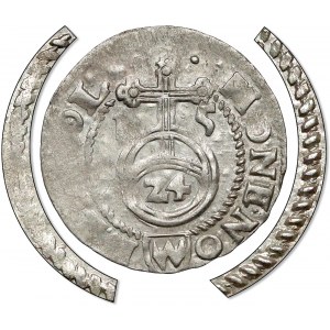Zygmunt III Waza, Półtorak Bydgoszcz 1615 - obwódki SZNUROWE - b. rzadki