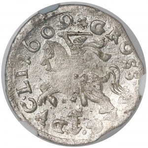 Zygmunt III Waza, Grosz Wilno 1609 - NGC MS60