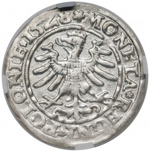 Zygmunt I Stary, Grosz Kraków 1528 - NGC MS61