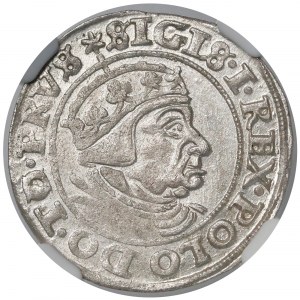 Zygmunt I Stary, Grosz Gdańsk 1539 - NGC MS61