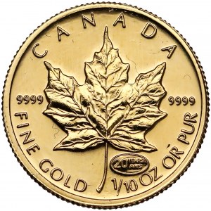 Kanada, 5 dolarów 1999 - liść klonu