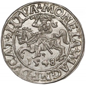 Zygmunt II August, Półgrosz Wilno 1548 - arabska - L