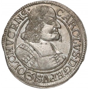 Austria, Bishopric of Olmutz, Karl II, 3 kreuzer 1670