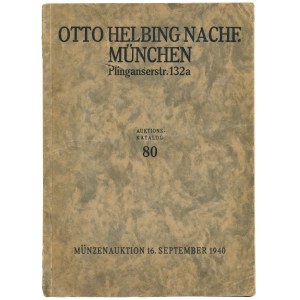 Otto Helbing, Auktions Katalog 80, München 1940
