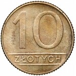 Próba MOSIĄDZ 10 złotych 1989 - nakład 10 szt. - RZADKOŚĆ