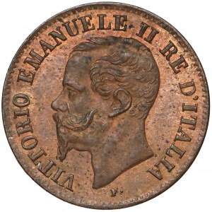 Włochy, Wiktor Emanuel II, 2 centesimi 1861-M