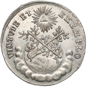 Austria, Józef II, Żeton koronacyjny 1764 - VIRTVTE
