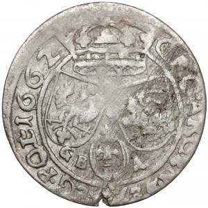 Jan II Kazimierz, Szóstak Lwów 1662 GBA 