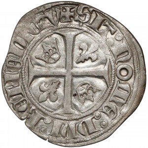 FRANKREICH, Karl VI (1380-1422), Blanc dit Guenar 