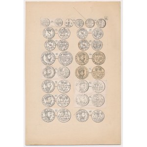 Niezatwierdzone Makiety Tablic [Skorowidz monet litewskich, Tyszkiewicz 1875] Beyer, ex Bartynowski