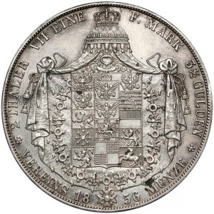 Prusy, Fryderyk Wilhelm IV, Dwutalar = 3-1/2 guldena 1856-A 