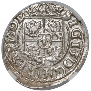 Zygmunt III Waza, Półtorak Bydgoszcz 1617 - ciekawszy - NGC MS64