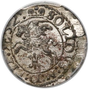 Jan II Kazimierz, Szeląg Wilno 1652 - PCGS MS63