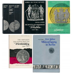 Zestaw niemieckiej literatury numizmatycznej (5)