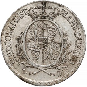 Włochy, Mediolan, 1/2 scudo 1785 LB