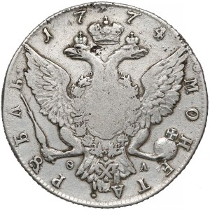 Rosja, Katarzyna II, Rubel 1774 ΘΛ