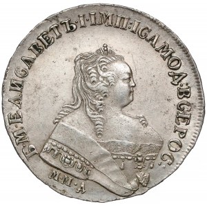 Rosja, Elżbieta, Rubel 1752 ММД, litera E
