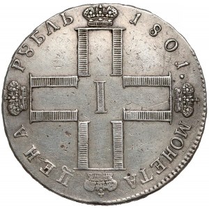 Rosja, Paweł I, Rubel 1801 CM, AИ