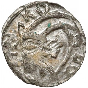 Ks. Kozielskie, Konrad V i VII (1416-1439) Halerz Koźle - głowa Kozła - piękny