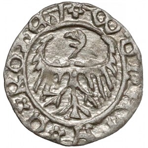 Ks. Kozielskie, Konrad VII Biały (1416-1450) Halerz Koźle - ODWRÓCONY Orzeł